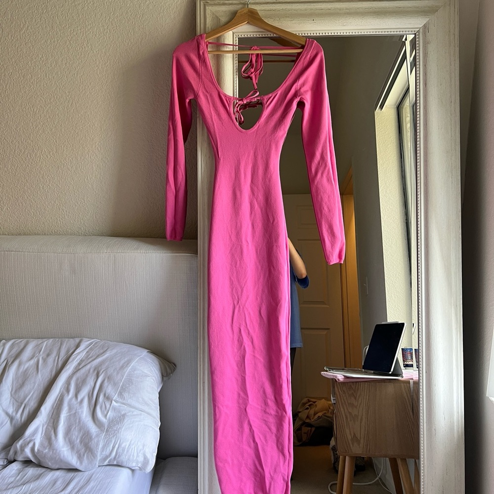 Beginning Boutique pink maxi dress